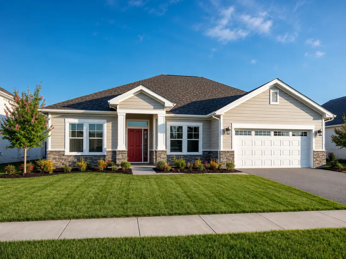 Exterior house painting project in Chalfont, PA