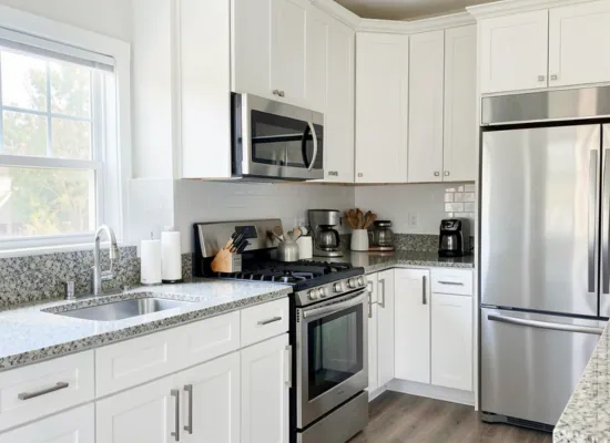 Kitchen cabinet painting and staining by SIB PRO PAINTERS