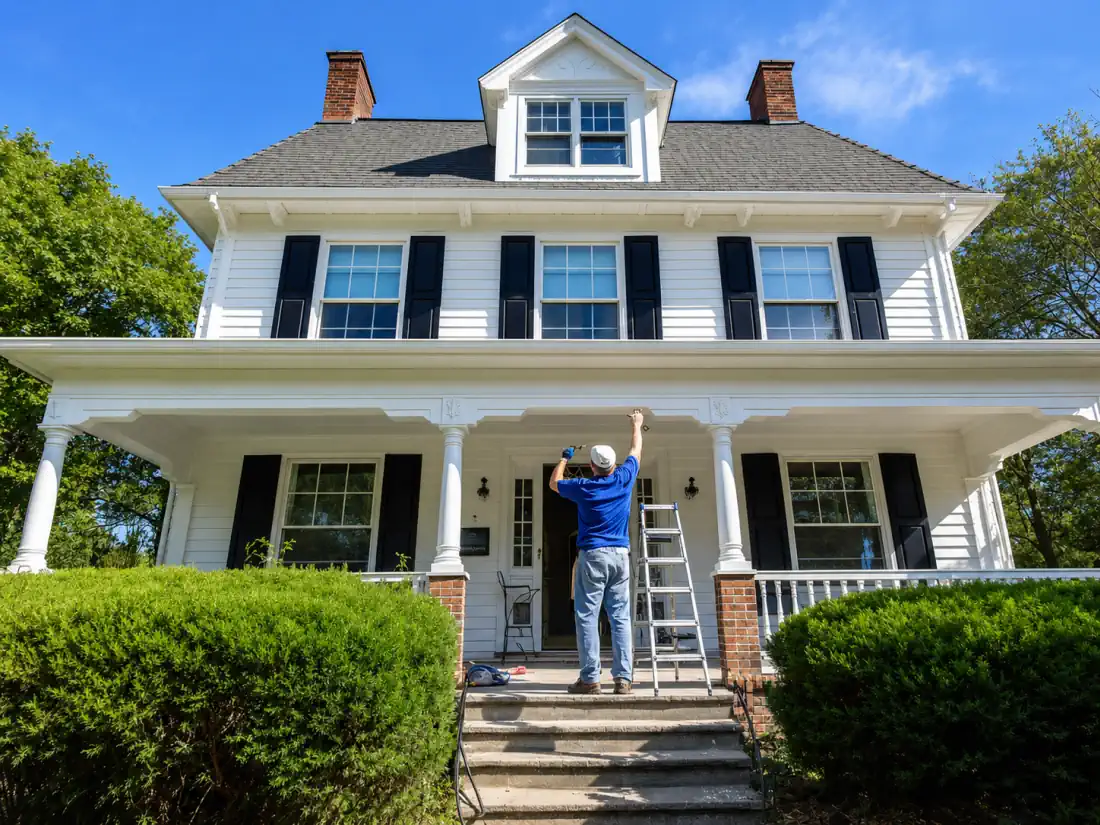 Exterior house painting project in Horsham, PA by SIB PRO PAINTERS