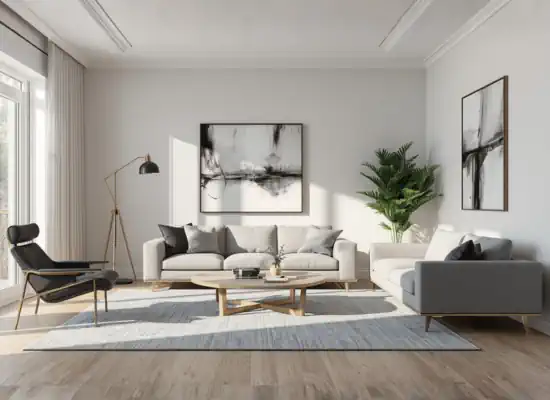 Living room interior painting in Lansdale, PA by SIB PRO PAINTERS