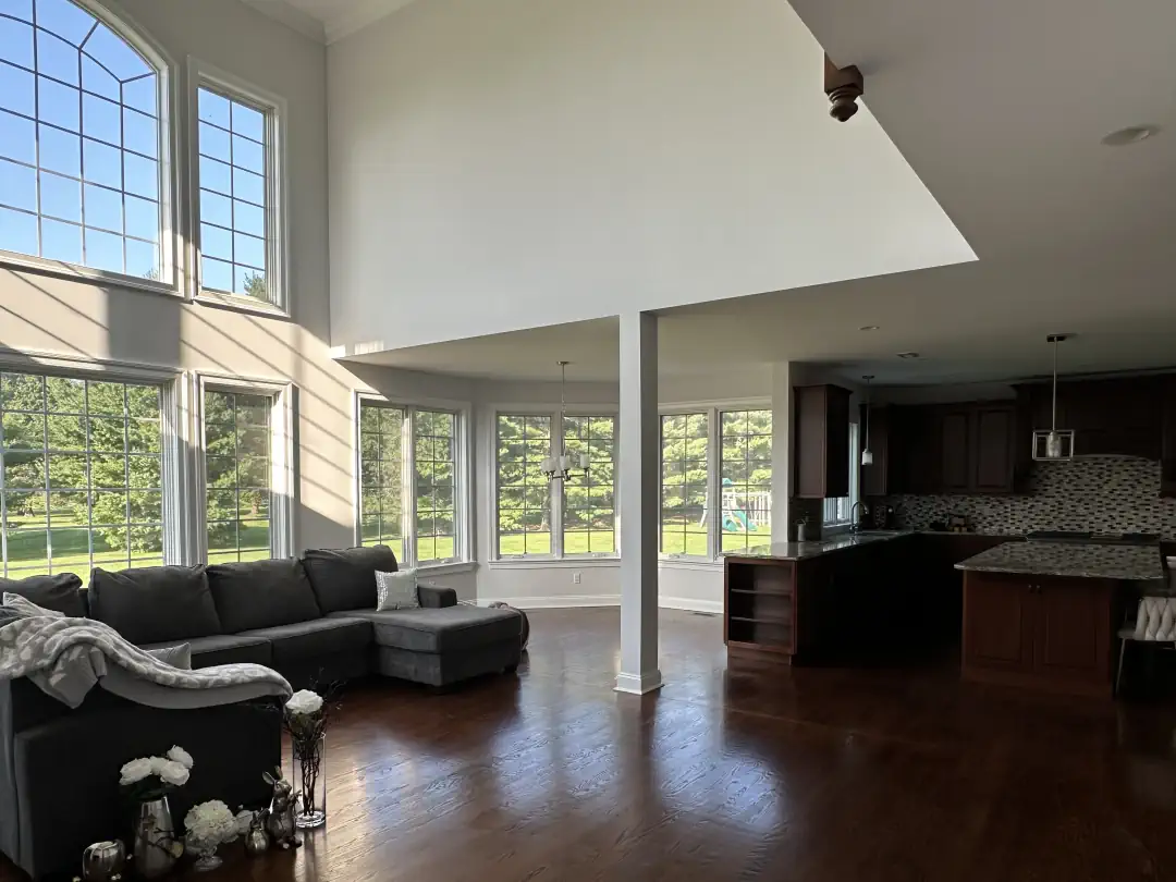 Freshly painted living room — Doylestown, PA