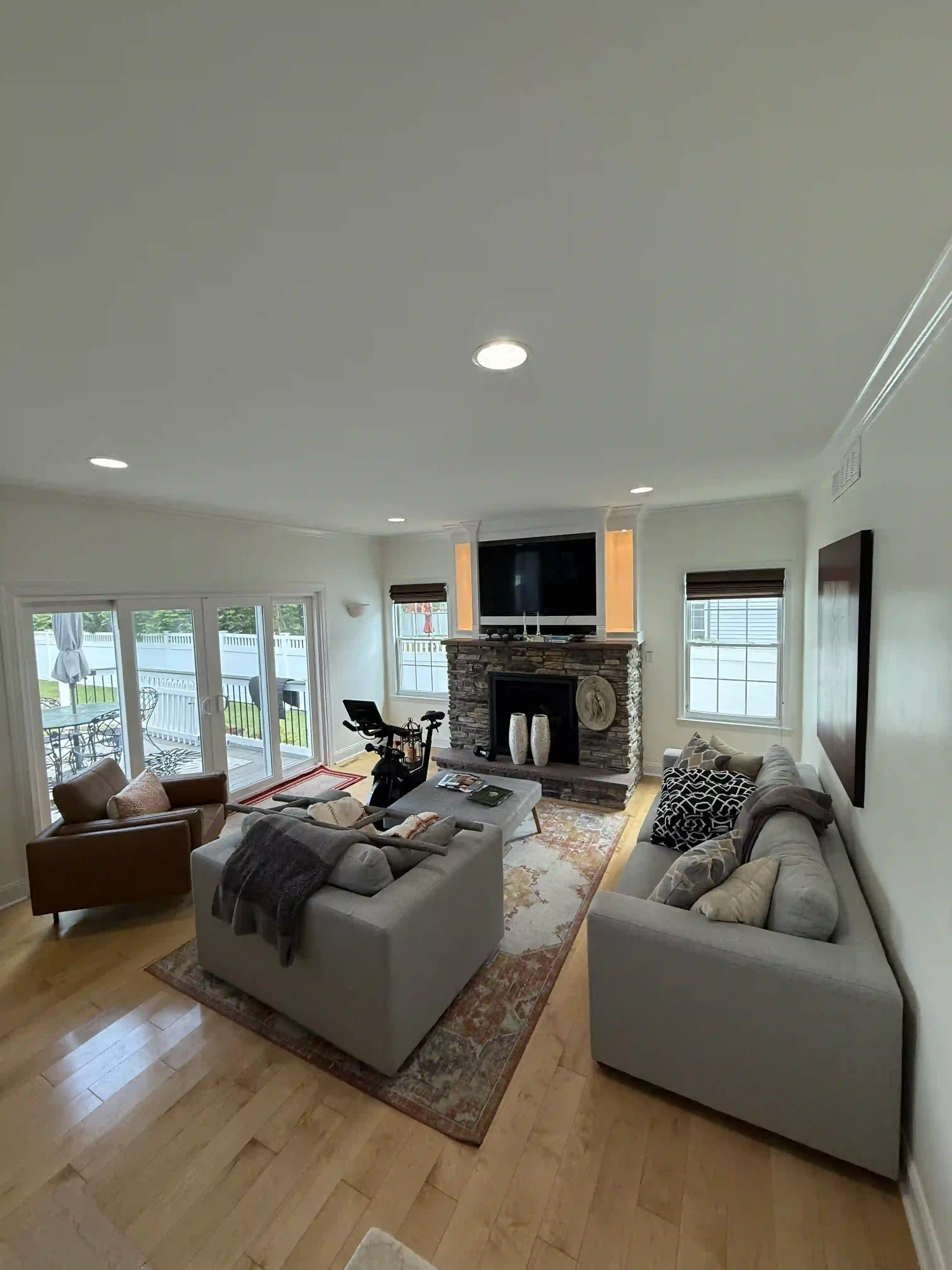 Recent interior painting project by SIB PRO PAINTERS in Bucks County, PA