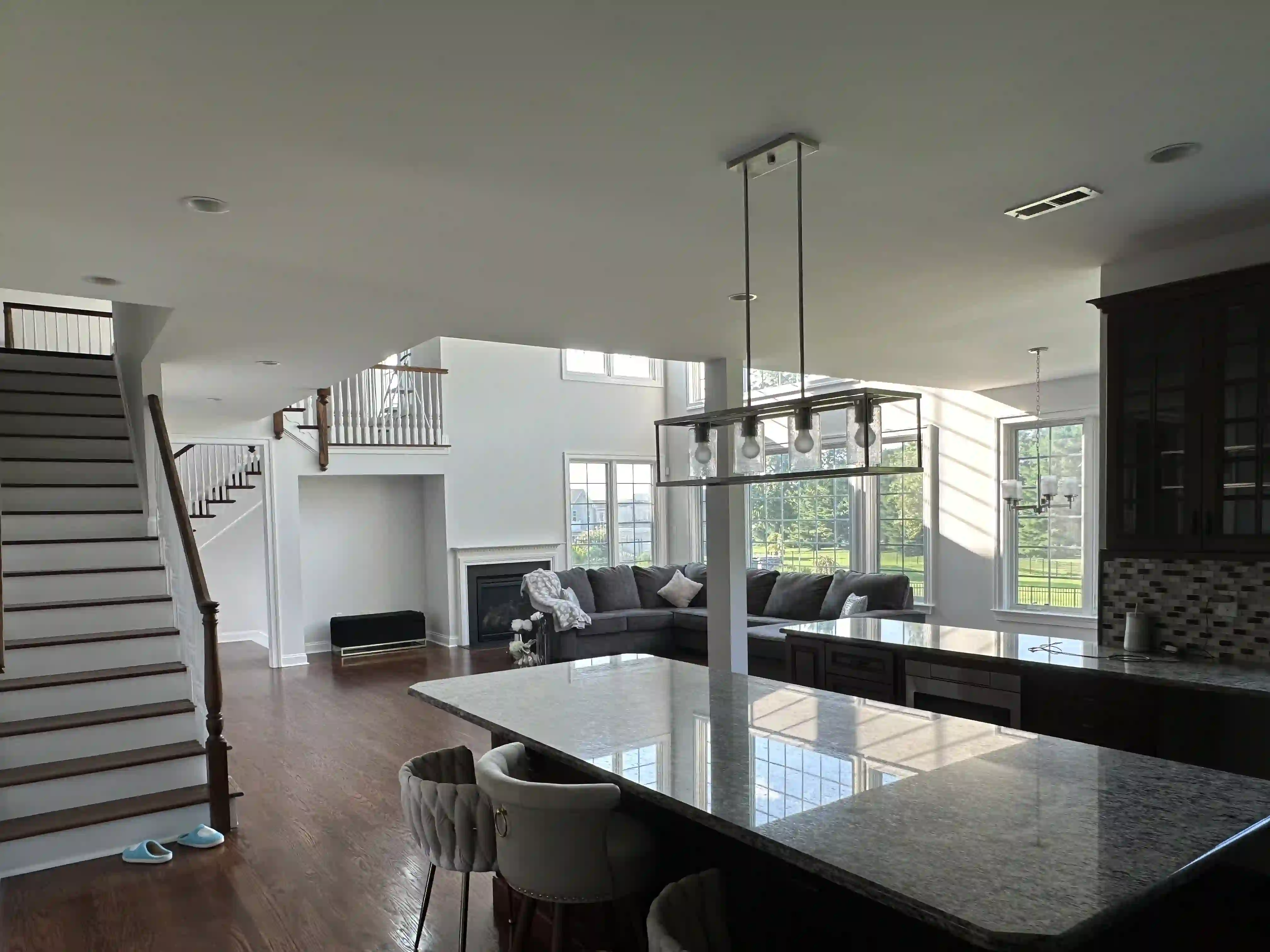 Recent interior painting project by SIB PRO PAINTERS in Bucks County, PA