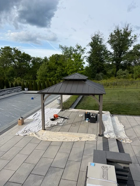 Exterior patio painting and refinishing in Hatboro, PA by SIB PRO PAINTERS