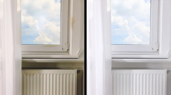 Living room repaiting before and after pictures