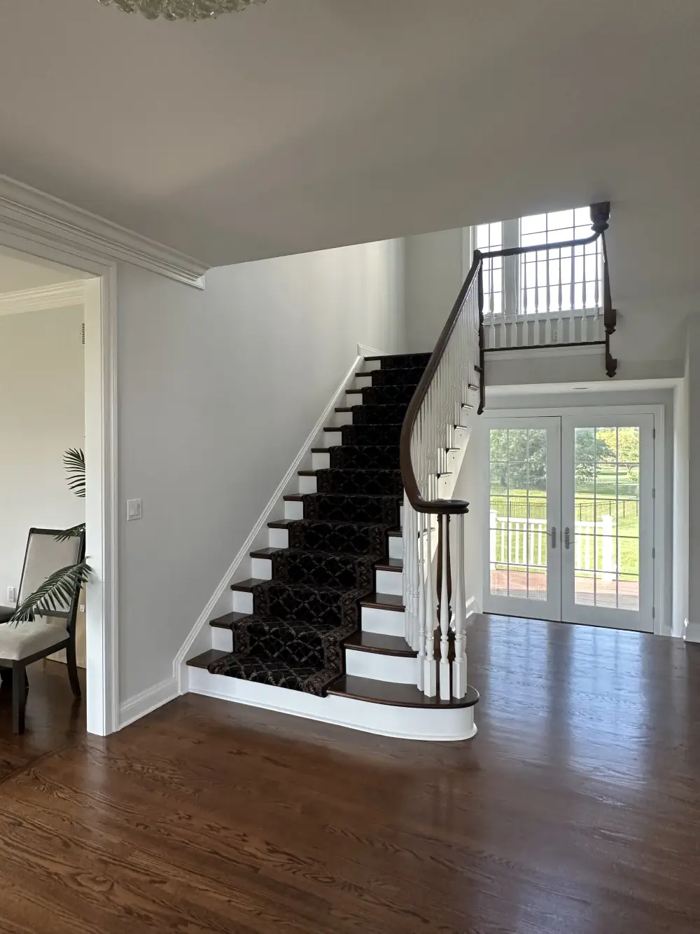 High-end staircase painting — Doylestown, PA