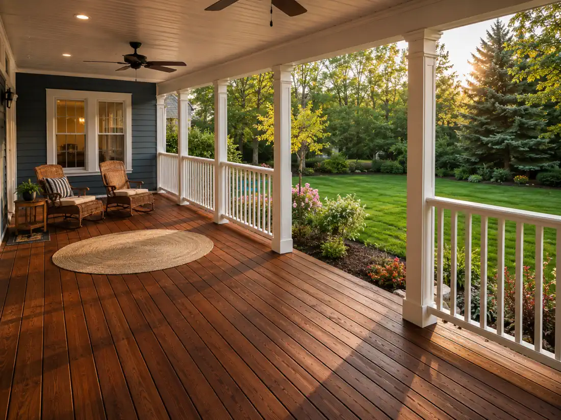 Deck painting and staining project in Richboro, PA by SIB PRO PAINTERS