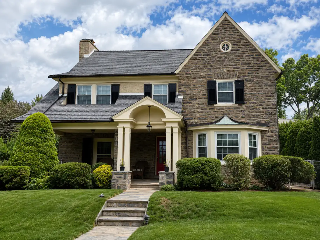 Exterior house painting project in Richboro, PA