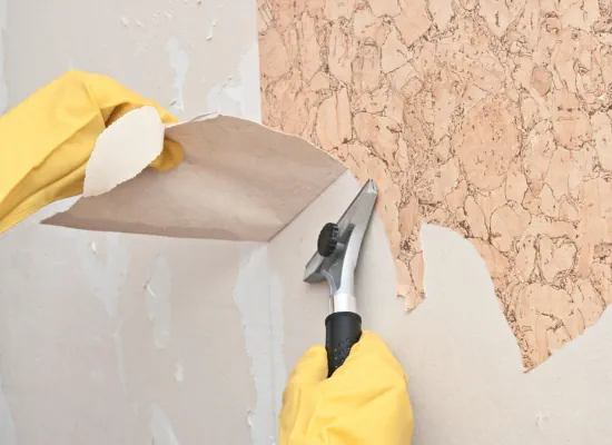 Wallpaper removal and installation in Richboro, PA by SIB PRO PAINTERS