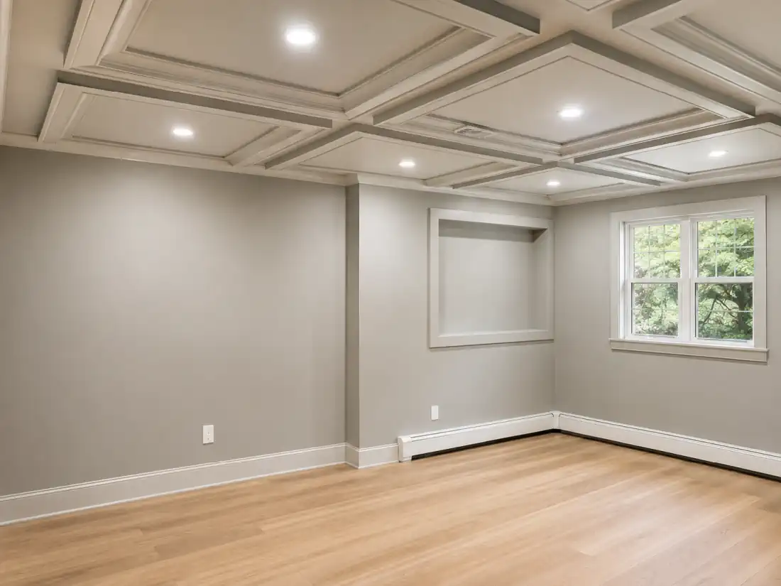Interior house painting project in Warrington, PA