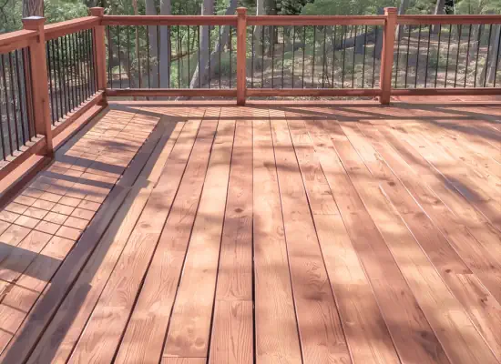 Deck staining and refinishing in Yardley PA by SIB PRO PAINTERS